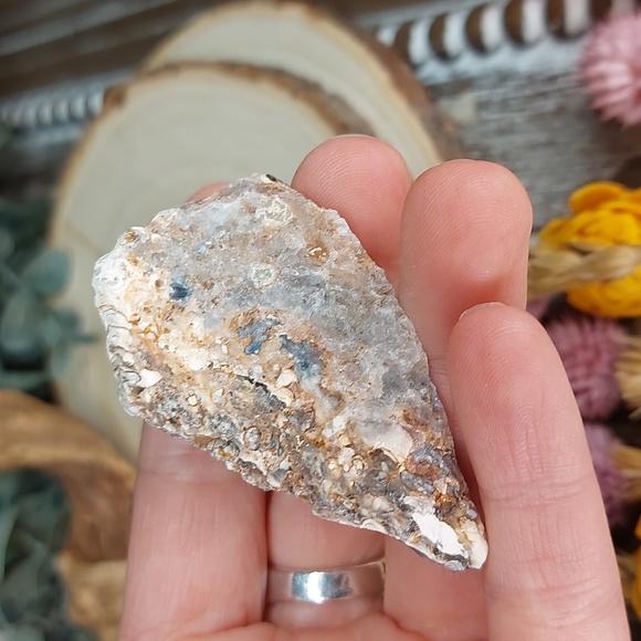 Oco Geode Quartz crystal Geode Agate Natural Crystal Decor - Picture 4 of 17